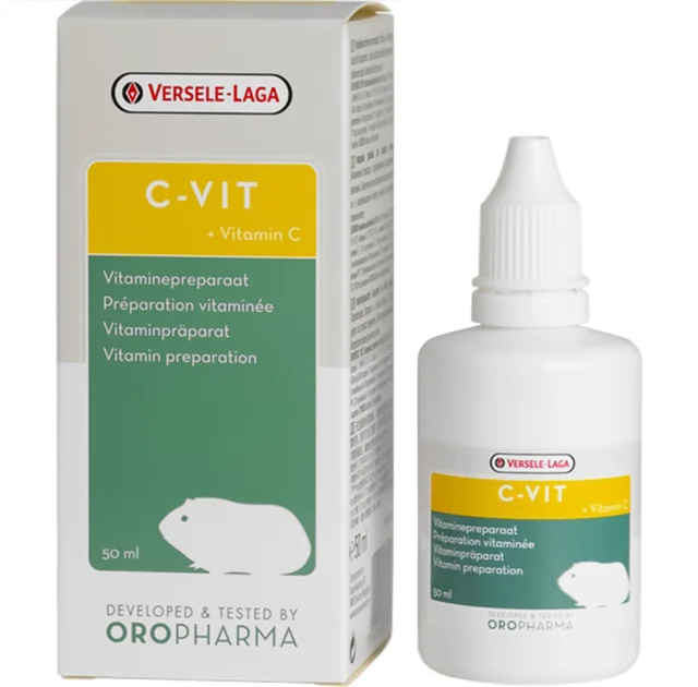 Витамины Oropharma C-Vit для морских свинок, с витамином С, жидкие, 50 мл