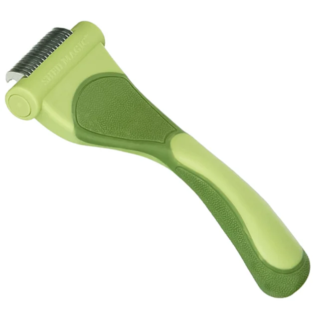 Інструмент Safari Shed Magic для видалення середньої та довгої линяючої шерсті котів