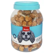 Лакомство Wanpy Chicken Jerky & Rice Dumbells кость-гантель с вяленой курицей и рисом, для собак, 1 кг