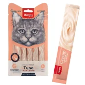 Лакомство Wanpy Creamy Lickable Treats Tuna&Salmon с тунцом, лососем, витаминами и таурином, для кошек, 5×14 г