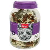 Лакомство Wanpy Duck Jerky & Calcium Bone Twists кость с вяленой уткой и кальцием, для собак, 1.2 кг