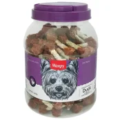 Лакомство Wanpy Duck Jerky Dumbbells гантель с вяленой уткой, для собак, 1.2 кг