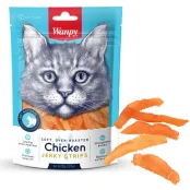 Лакомство Wanpy Soft Chicken Jerky Strips вяленые куриные полоски, для кошек, 80 г
