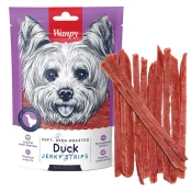 Лакомство Wanpy Soft Duck Jerky Strips вяленые утиные полоски, для собак, 100 г