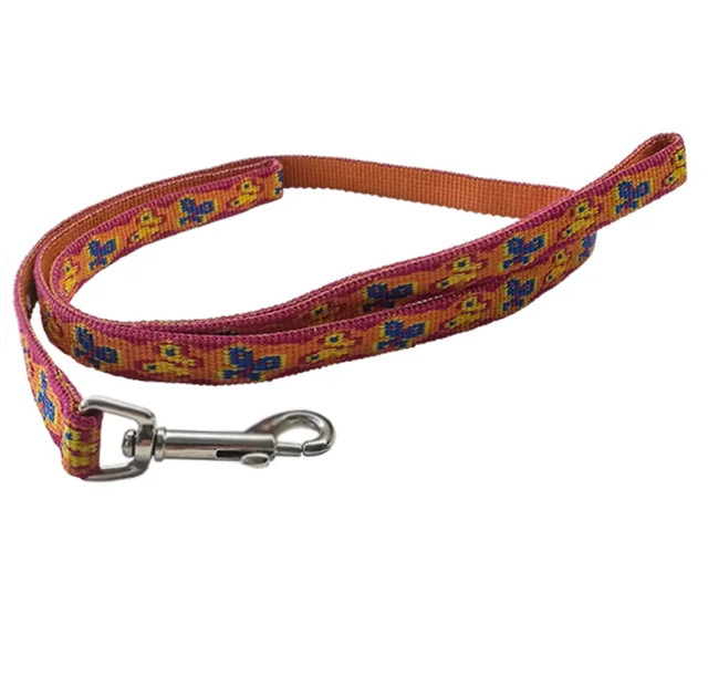 Повідець Coastal Pet Attire Weave для собак, нейлон, принт метелики, коричневий, 180×1.6 см