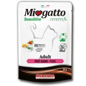 Монопротеїновий беззерновий вологий корм Morando MioGatto Sensitive Monoprotein для котів, прошуто, 85 г