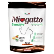 Монопротеїновий сухий корм Morando MioGatto Sensitive Monoprotein для котів, індичка, 400 г