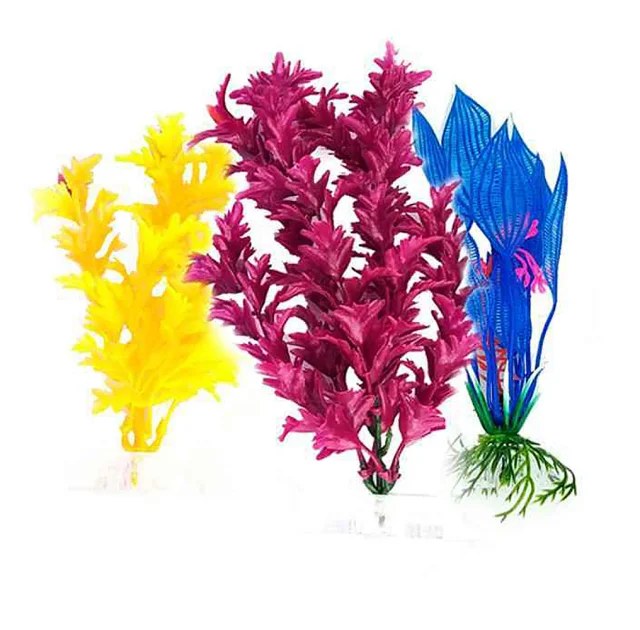 Набор аквариумных растений Resun PLK 130, пластик, 3 шт