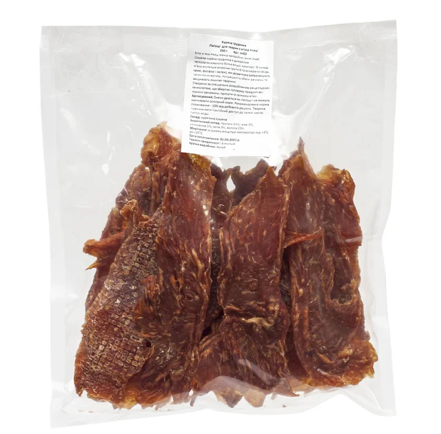 Лакомство Кронтес стейки из куриной грудки, для собак, 250 г
