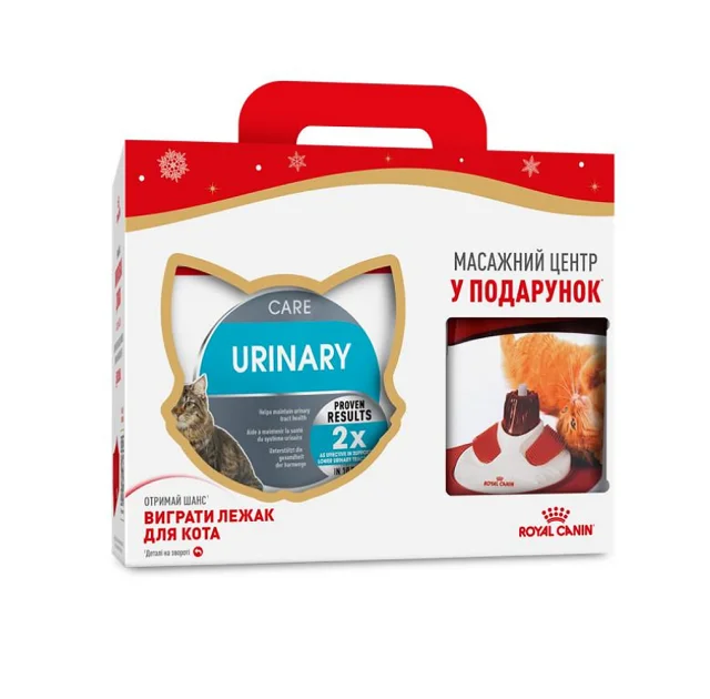 Сухий корм Royal Canin Urinary Care для сечовивідної системи котів, 4 кг + масажний центр у подарунок