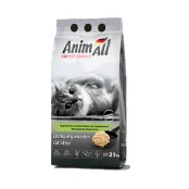 Деревний наповнювач AnimAll, що комкується, для котів, 2.1 кг Деревний наповнювач AnimAll, що комкується, для котів, 2.1 кг