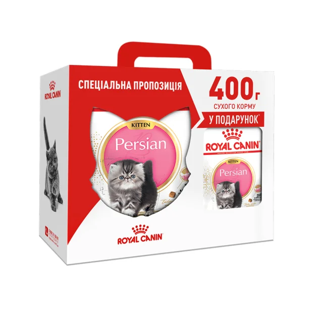 Сухий корм Royal Canin Persian Kitten для перських кошенят до 12 місяців, 2 кг + 400 г у подарунок