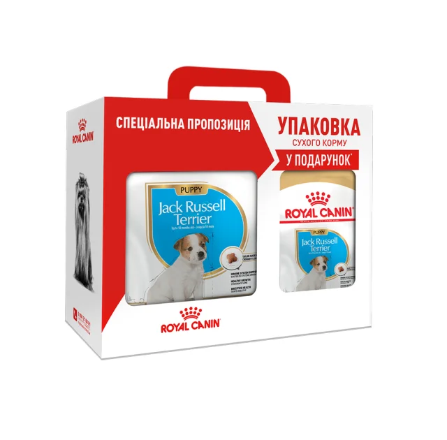 Сухий корм Royal Canin Jack Russell Terrier для цуценят джек рассел тер'єра 1.5 кг + 500 г у подарунок