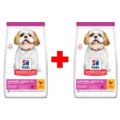 Сухий корм Hill's Science  Plan Mature Adult Small & Mini для собак, з куркою, 300 + 300 г