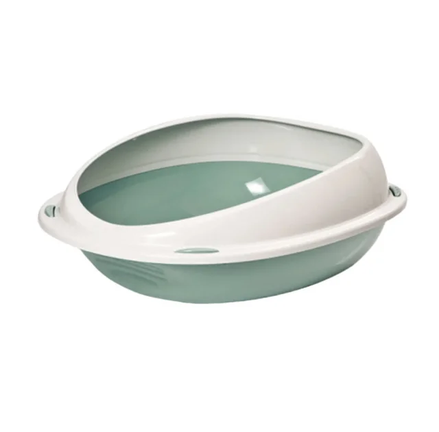 Пластиковий туалет Georplast Shuttle для котів, 45×36×15.5 см, зелений