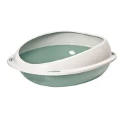 Пластиковый туалет Georplast Shuttle для кошек, 57×40×19 см, зеленый