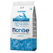 Сухий корм Monge Dog All breeds Adult Light, для собак із зайвою вагою, лосось з рисом, 12 кг