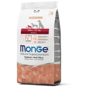 Сухий корм Monge Dog Mini Adult для дорослих собак малих порід, лосось з рисом, 2.5 кг