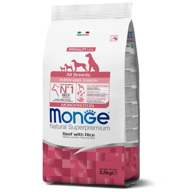 Сухой беззерновой корм Monge Dog Be Wild Gr.Free для собак, с анчоусом, 2.5 кг