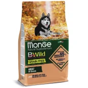 Сухой беззерновой корм Monge Dog Be Wild Gr.Free для собак, с лососем, 2.5 кг