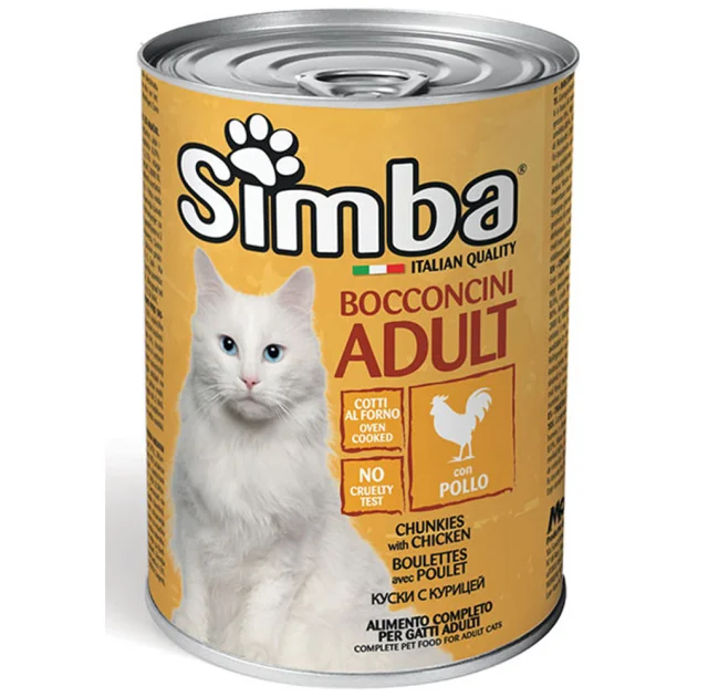 Консервы Simba Cat Wet для кошек, с курицой, 415 г