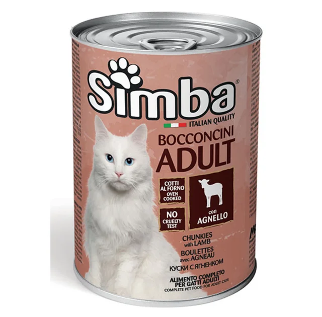 Консервы Simba Cat Wet для кошек, с ягненком, 415 г