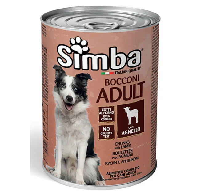 Консерви Simba Dog Wet для собак, з ягням, 415 г