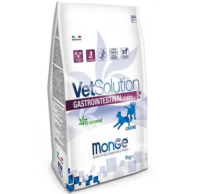 Сухой корм Monge VetSolution Gastrointestinal Puppy canine для щенков с проблемами с пищеварением, 1.5 кг