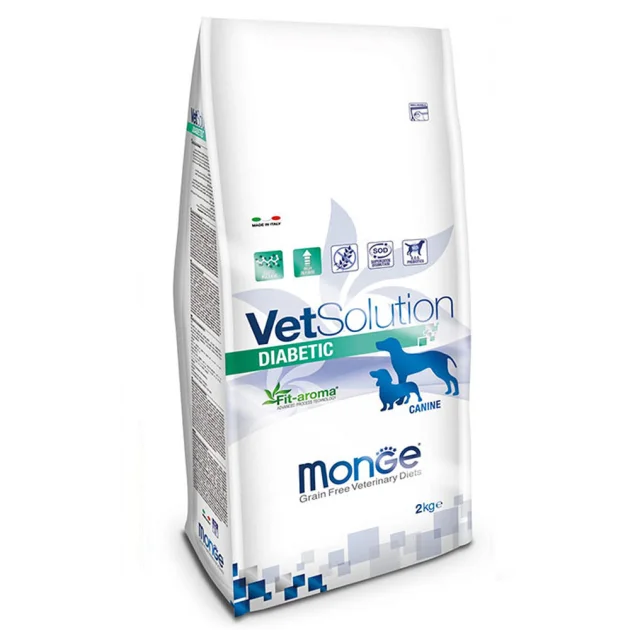 Сухой корм Monge VetSolution Diabetic canine для собак с сахарным диабетом, 2 кг
