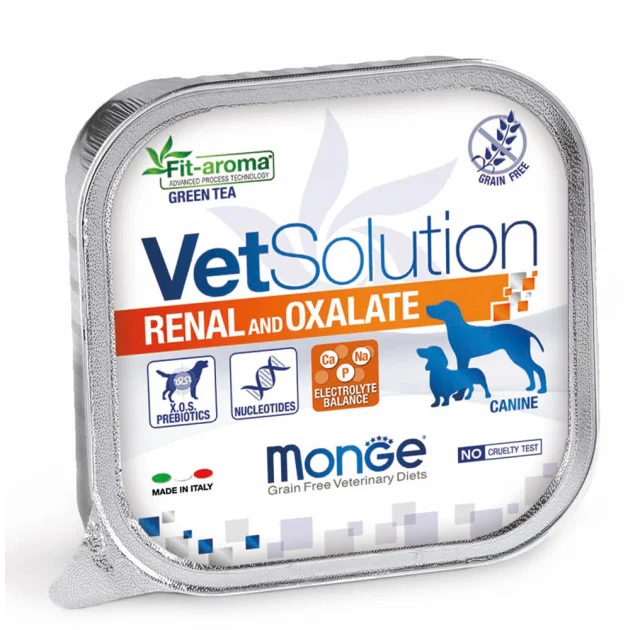 Консервы Monge VetSolution Renal oxalate canine для поддержания функций почек у собак, 150 г