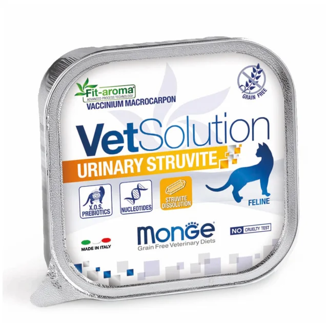 Влажный корм Влажный корм Monge VetSolution Renal oxalate feline для кошек с почечной недостаточностью, паштет, 100 г