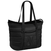 Сумка-переноска AiryVest для котів і собак дрібних порід, нейлон, чорна, 38×29×21 см