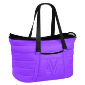 Сумка-переноска AiryVest для котів і собак дрібних порід, нейлон, фіолетовий, 38×29×21 см