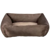 Лежак Trixie "Lionel", коричневий/беж, перероблений фліс, 65×55 см