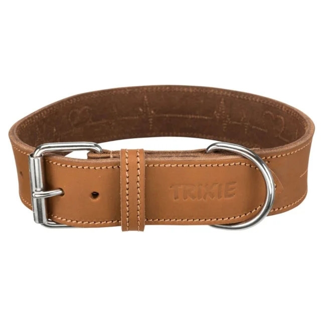 Нашийник Trixie "Rustic", коричневий, шкіра, L: 47-55 см / 40 мм
