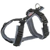 Шлея Trixie "Premium trekking", черный/графит, XS-S: 32-38 см/13 мм