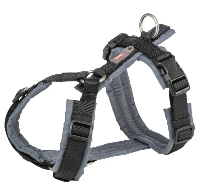 Шлея Trixie "Premium trekking", чорний/графіт, XS-S: 32-38 см / 13 мм