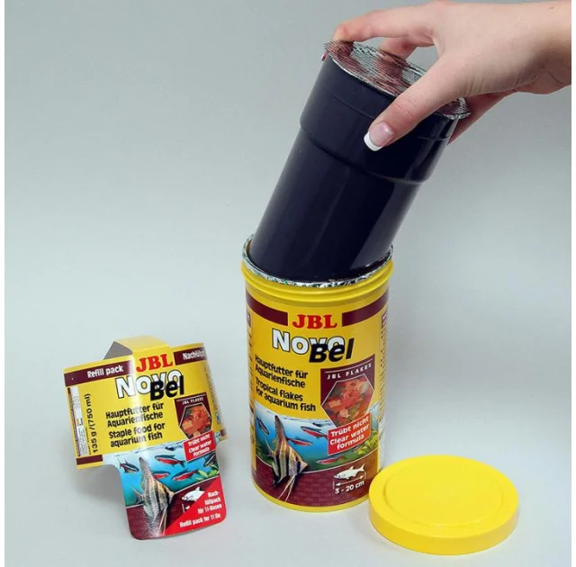 Основний корм у формі пластівців JBL NovoBel Refill для акваріумних риб, 130 г