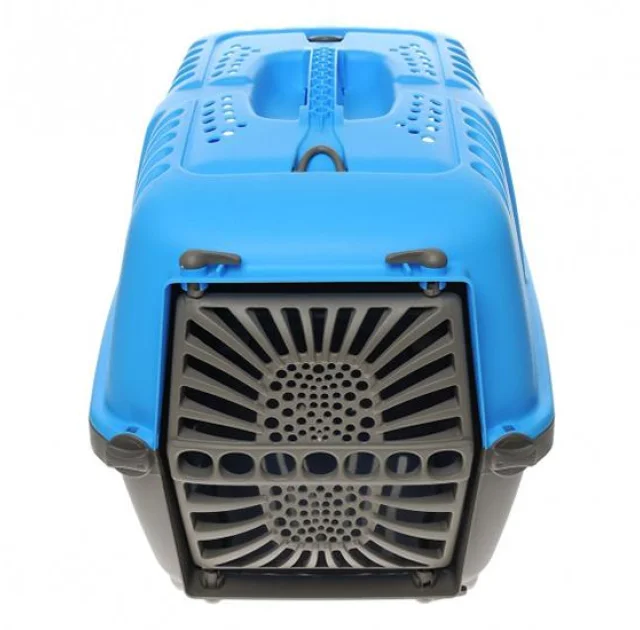 Переноска MPS Pratico 1 для кошек и собак, голубая, 48×33×31.5 см