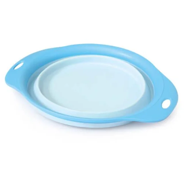 Складывающаяся силиконовая миска AnimAll для кошек и собак, 1.35 л