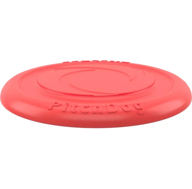 Игровая тарелка PitchDog для апортировки, розовая, диаметр - 22 см