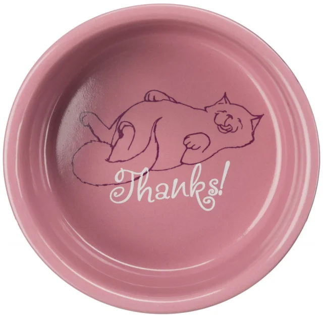 Миска Trixie Thanks for Service для кішок, кераміка, 0,3 л / 11 см
