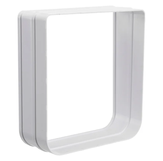 Тунель Trixie для дверцят 4-Way Flap Door, пластик, білий, 27 мм, 15.9×16.8 см