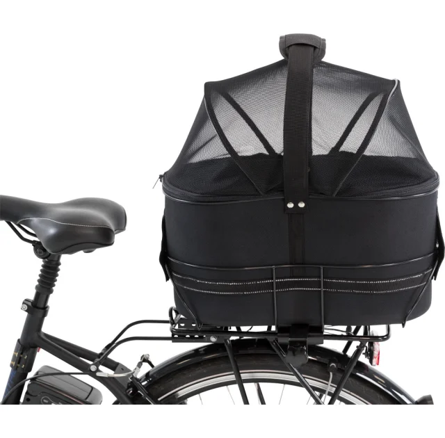 Сумка-перевозка велосипедная Trixie для собак, 29×42×48 см, чёрный
