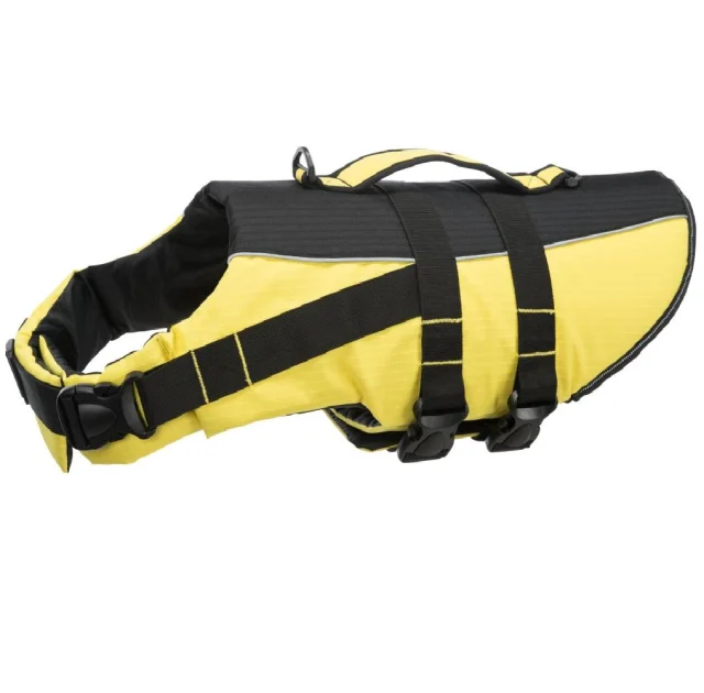 Спасательный жиллет Trixie XL для собак, 65 см, желто-черный