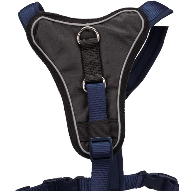 Шлея Trixie Premium Y-Harness для собак, 30-37 см, 10 мм, размер XXS-XS, индиго