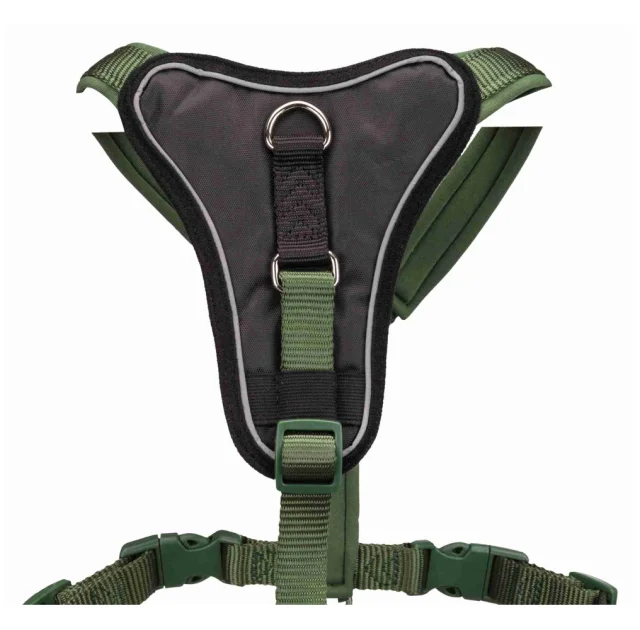 Шлея Trixie Premium Y-Harness для собак, 30-37 см, 10 мм, размер XXS-XS, лесной