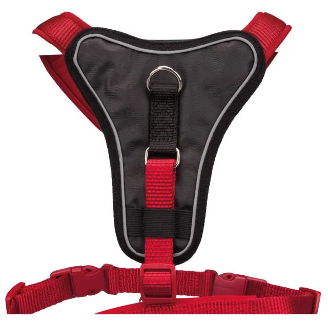 Шлея Trixie Premium Y-Harness для собак, 65-80 см, 20 мм, размер M-L, красный