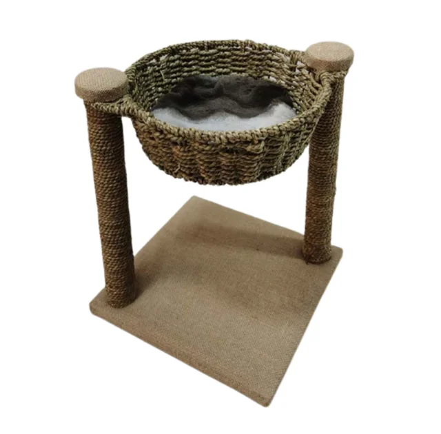 Когтеточка-лежанка AnimAll, плетеная, джут, 45 см