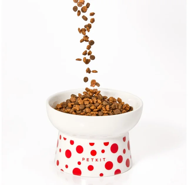 Миска Petkit Polka Dot Bowl керамічна, для собак малих порід і котів, біла, 120 мл